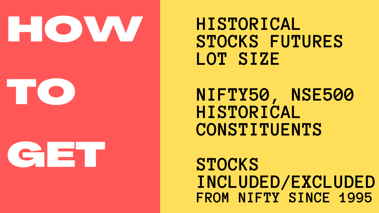 How to Get Historical Stocks Futures lot size